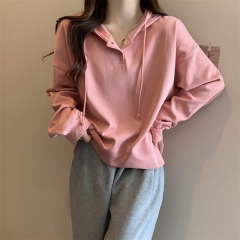 卫衣女春装女新款春秋季韩版宽松连帽卫衣